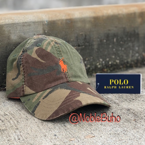 camouflage polo hat